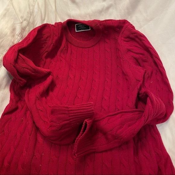 Charles Tyrwhitt Pima Cotton Cable Knit Sweater - Picture 3 of 3